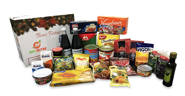 Cesta de Produtos Natalinos